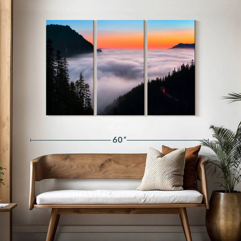 Alvord Mount Rainier Getaway, 32" H x 50" W