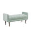 Banc rembourré en velours Ayonna