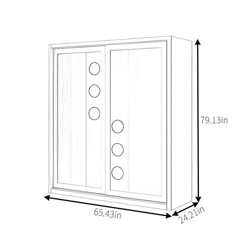 Armoire classique rétro