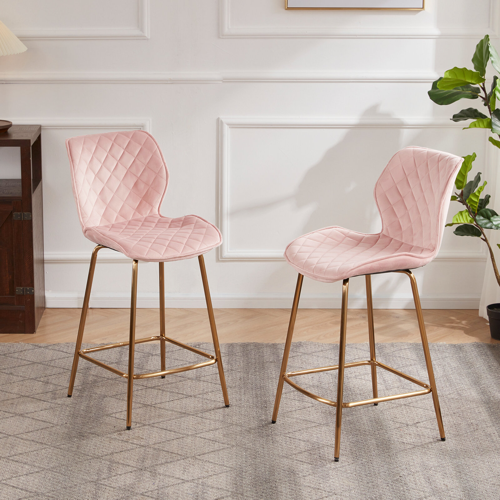 Blush counter online stool