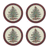 Spode® Tartan Set of 4 Round Placemats