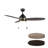 Elisabete 52'' Ceiling Fan with LED Lights