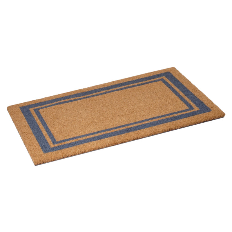 Tapis d'entrée antidérapant Mariah, 2 pi x 3 pi, Pervenche