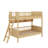 Twin Size Wooden Bunk Bed With 3 Storage Shelves-327025172