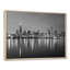 «Chicago Skyline at Night Black and White» - reproduction de photo-473287740-458113575