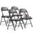 Crossland PU Leather Padded Folding Chairs-116864753