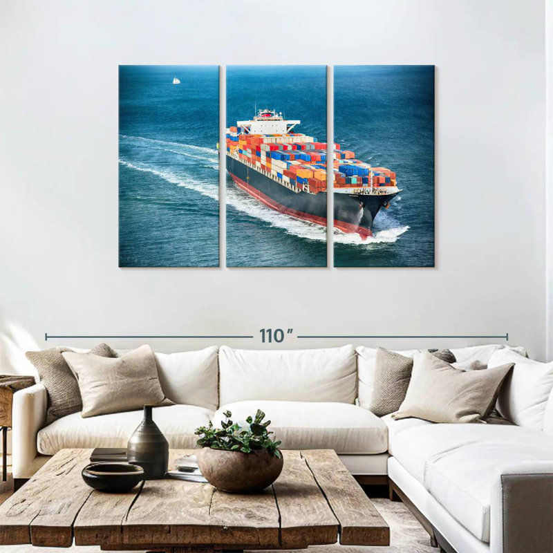 Mehar Ocean Ship, 48" H x 74" W
