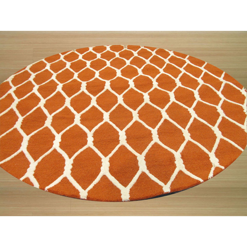 Hand Tufted Wool Geometric Area Rug