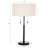 Beaulah Metal USB Table Lamp