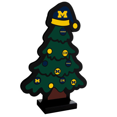 NCAA Michigan Wolverines Infinity Christmas Tree LED Light
