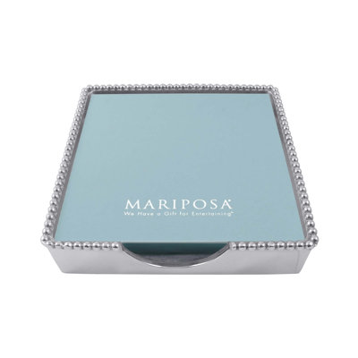 Mariposa Beaded Luncheon Napkin Holder with Insert
