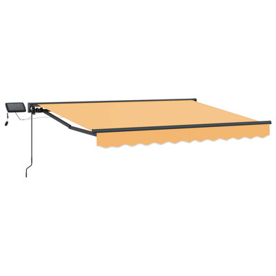 vidaXL Polyester Retractable Patio Awning