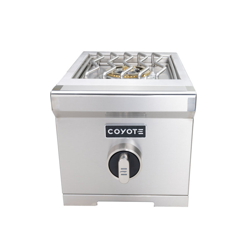 12" Coyote Built-In Single Side Burner LP