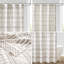 Rideau de douche en coton jacquard