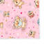 Tapis rectangulaire rose / beige tissé à la machine Desinor-1729776755