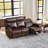 81.09" W Top Genuine Leather Power Reclining Sofa With Adjustable Headrest, USB & Wireless Charging(Set Of 2)-533404620