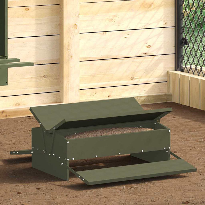 Cold-Rolled Steel Feeder, Olive Green