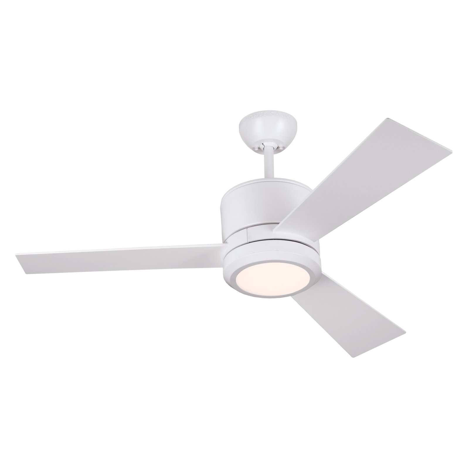 Tulsi Ceiling Fan with Light Kit, Matte White with White Blades, 42