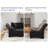 Caraline Upholstered Reclining Sectional Reversible-377725910
