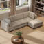 Canapé modulaire de 113 po avec repose-pieds et coussins épais de 113 po-1781778152-1781778166