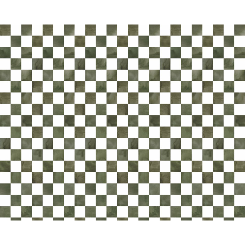 Checkered Wallpaper by Emma Sato, Pre-Pasted