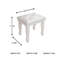 Tabouret de coiffeuse Diellza