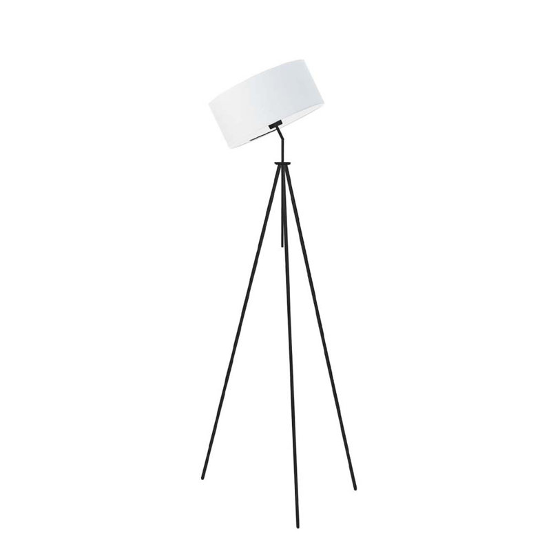 Ariellah 145cm Tripod Floor Lamp, White, Black