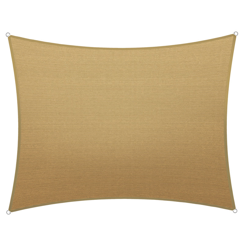 Toile d'ombrage rectangulaire ColorTree 12 pi x 16 pi - personnalisable, durable et résistante aux rayons UV, Sable