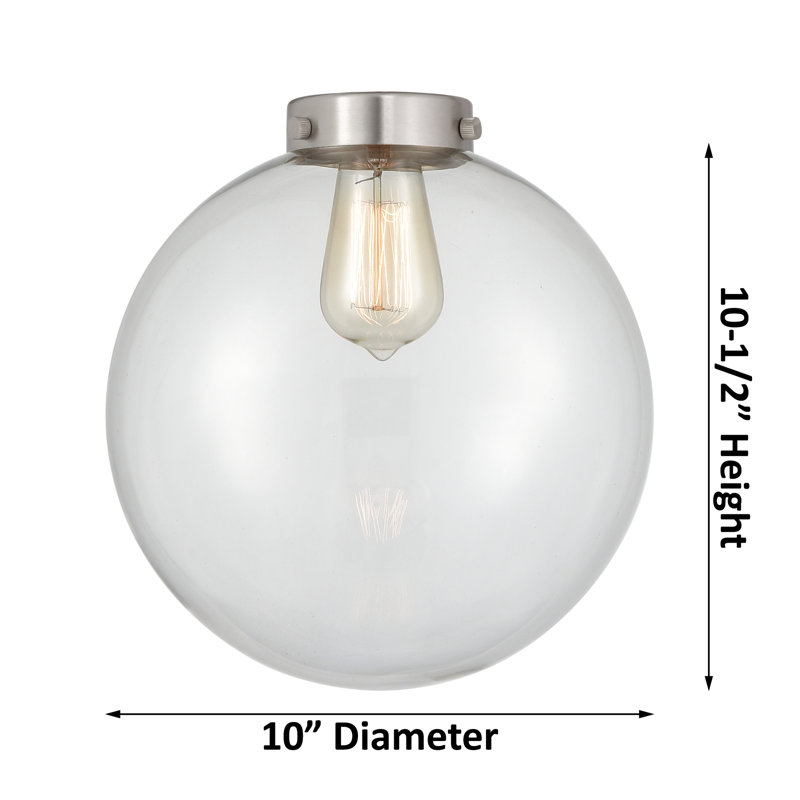 Clermont 1 - Light Single Pendant, Seedy, Matte Black, 60 Watt Vintage Incandescent Bulb