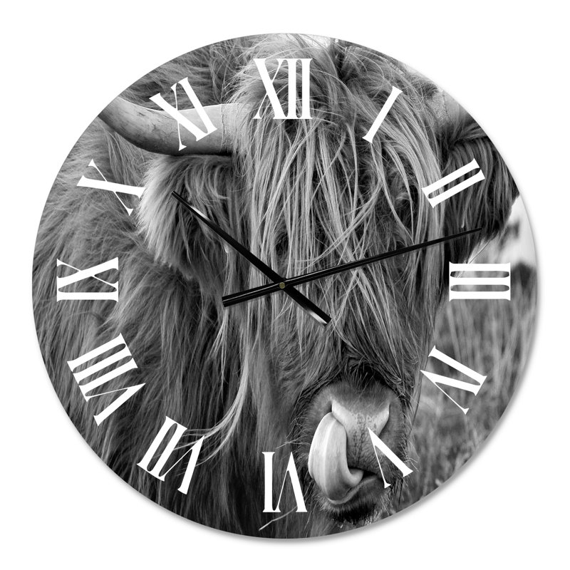 Horloge murale Vache écossaise, Petit
