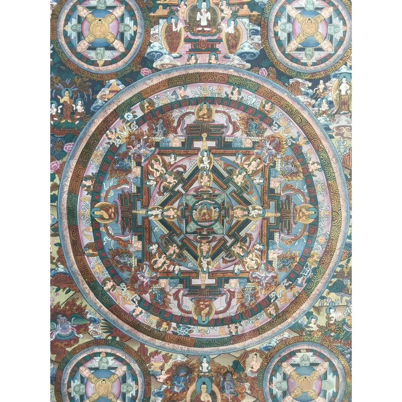 Mandala Thangka (Thangka sans brocart)