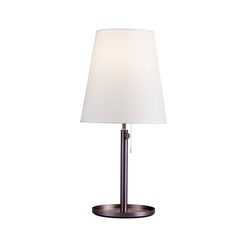 Lampe de table en bronze améthyste 25,94 "avec USB