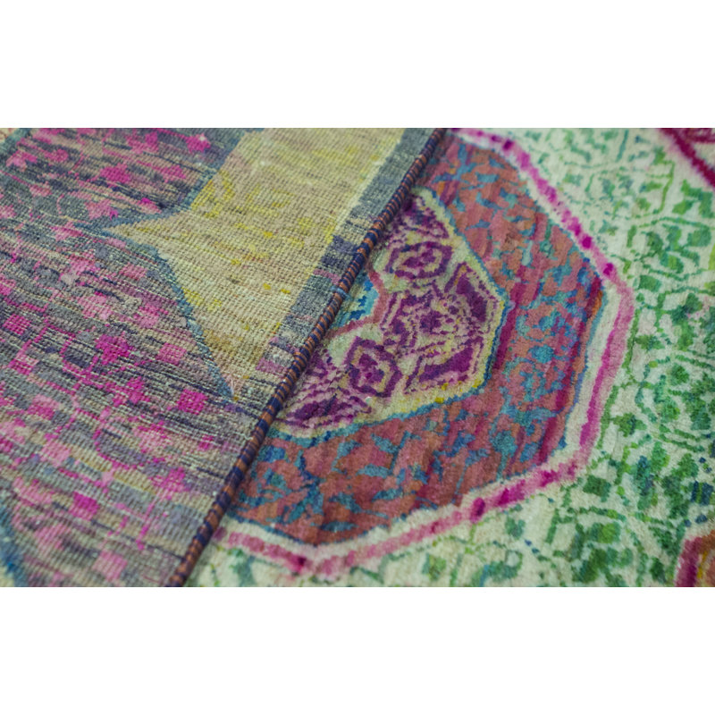 Mohit Wool Geometric Area Rug in Multicolor
