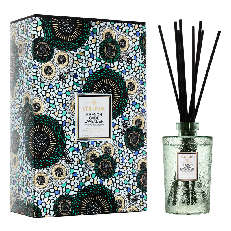 French Cade Lavender Luxe Reed Diffuser