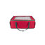 Sac de rangement d'ornement de Noël 24 "rouge et vert avec séparateurs amovibles