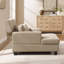 Chaise longue rembourrée en tissu 39,76 po-1990492641