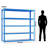 48'' W Steel Height -Adjustable Shelving Unit-364580045