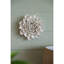 Décoration murale en céramique crème faite à la main D7.3X2.8 "-1487741149