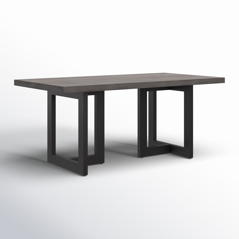 Peregrine 69'' Stone Outdoor Dining Table