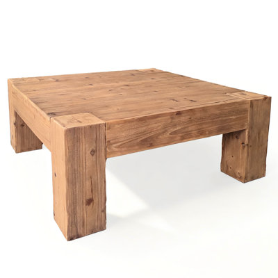 Square Accent Coffee Table for Living Room
