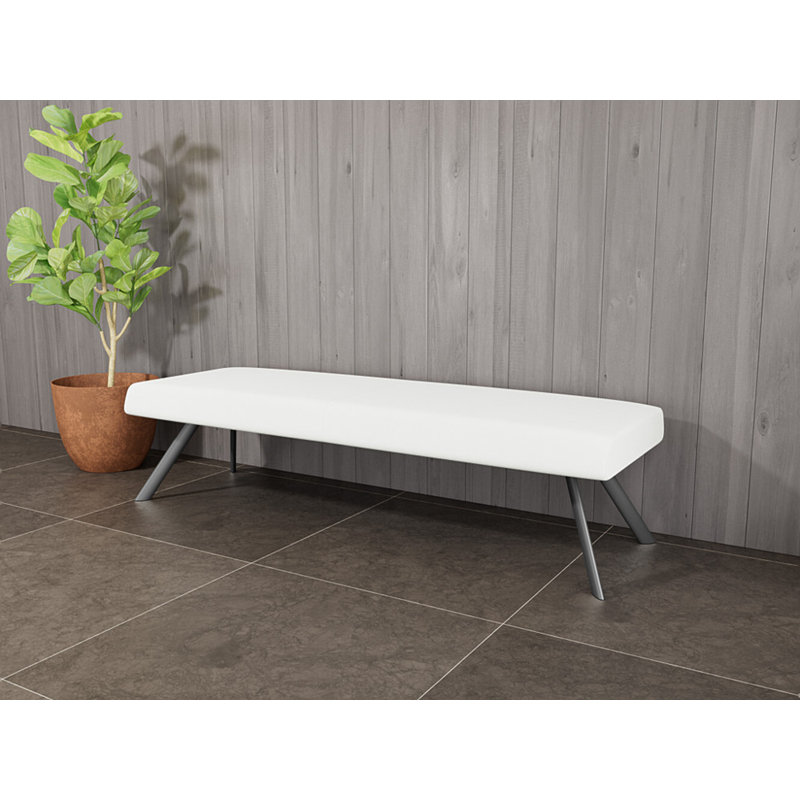 Banc de réception Willow, Gris anthracite, Open House Shadow - Tissu uni