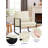Upholstered Modern Accent Chair with Metal Frame-1657478159