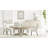 Extendable Oval Solid Wood Base Dining Table
