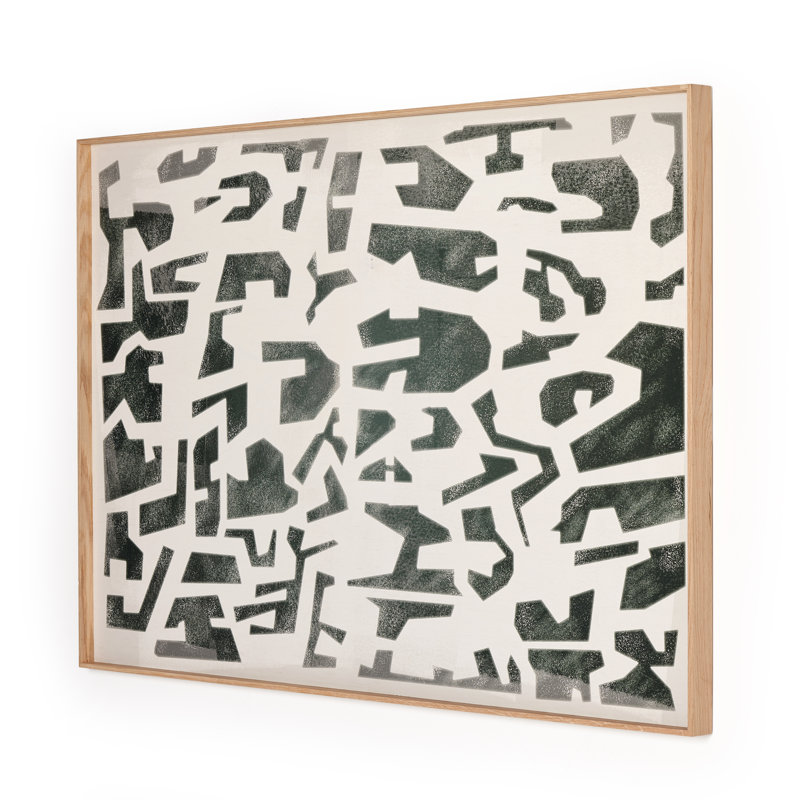 Block Sea II Print by Coup D'Esprit, 40" H x 60" W x 2" D