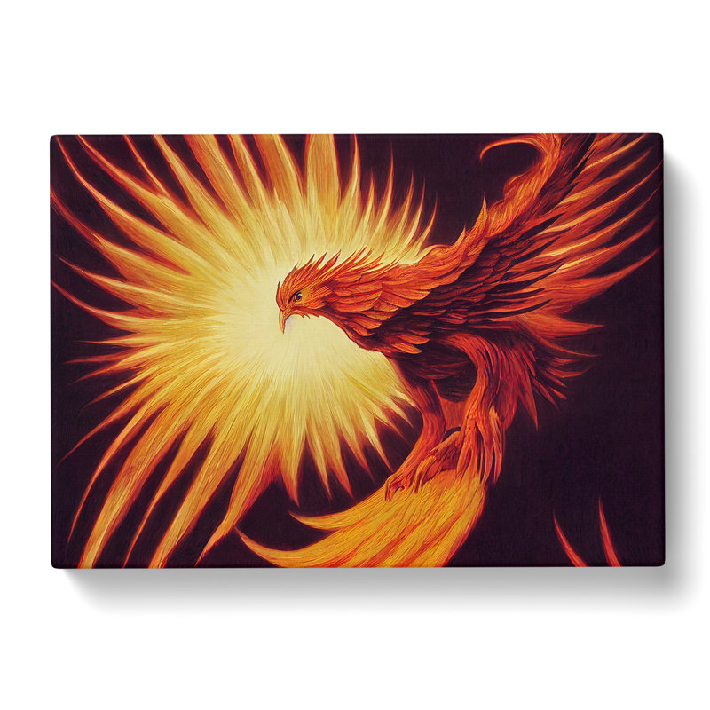 Terrific Phoenix Bird - Wrapped Canvas, 40cm H x 60cm W x 3cm D