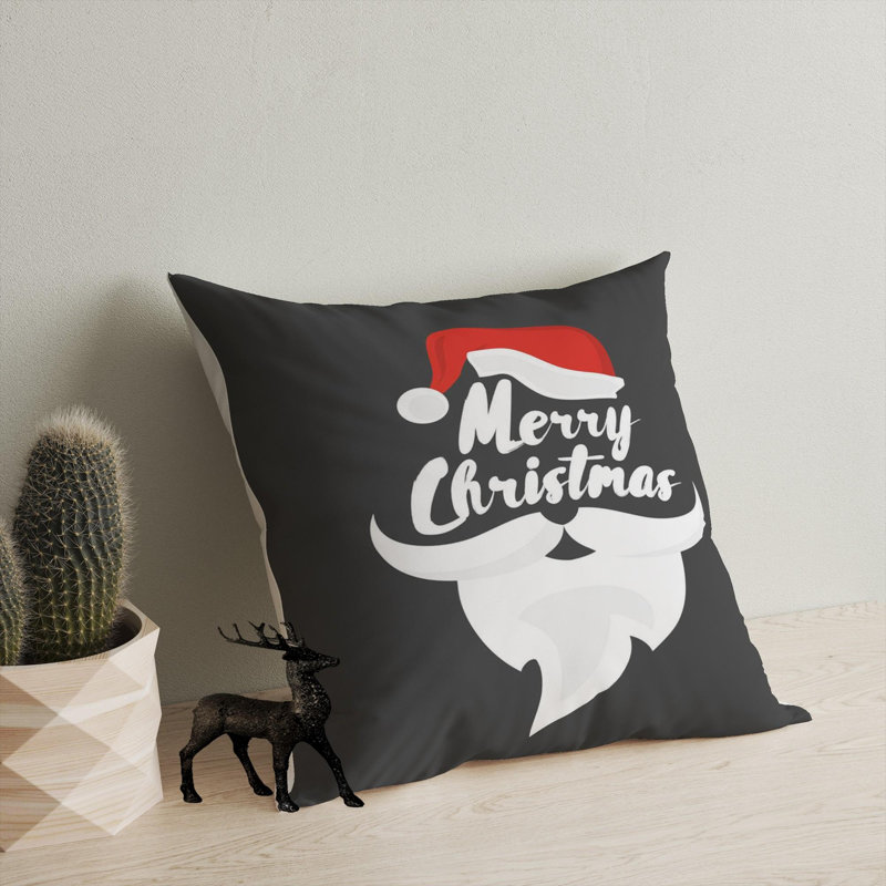 Coussin lavable de qualité supérieure, 17,0 x 17,0 pouces, 50% coton / 50% polyester, rembourrage en silicone, fermeture à glissière dissimulée | Doux, confortable et repassable | Parfait pour la décoration intérieure, le salon et la chambre à cou