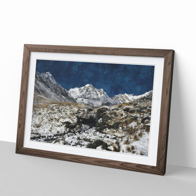 The Annapurna Sanctuary in Nepal - Picture Frame Graphic Art