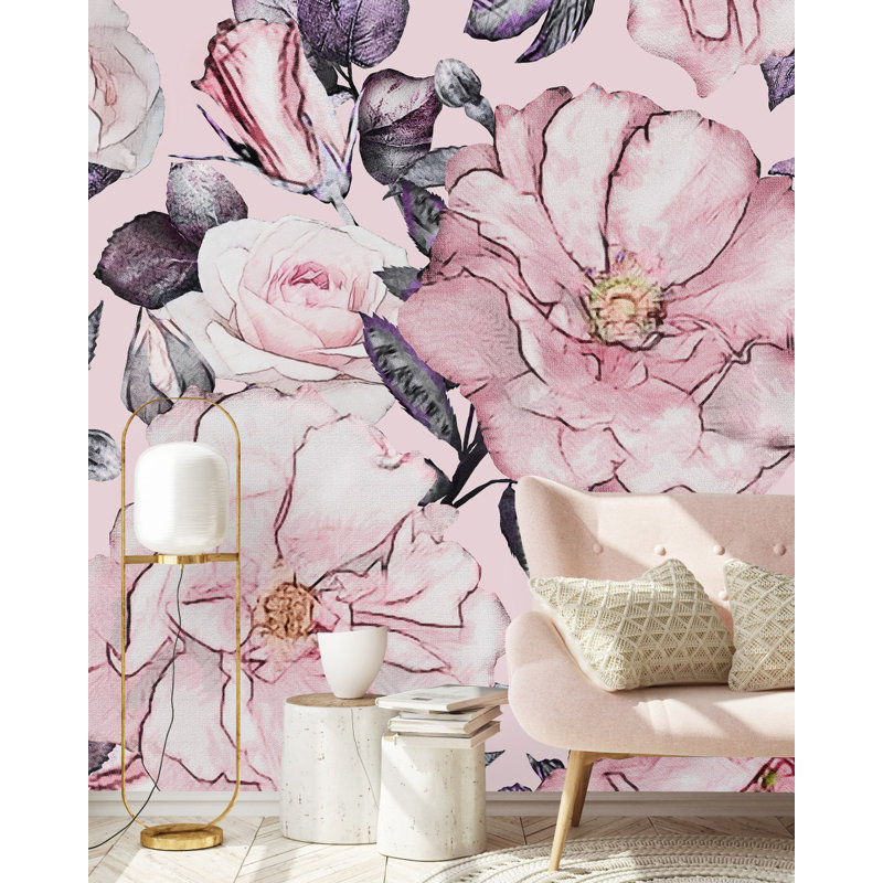 Peel & Stick Wall Mural, 8.34' W x 8.34' L