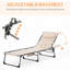 Chaise longue pliante rembourrée-488966833