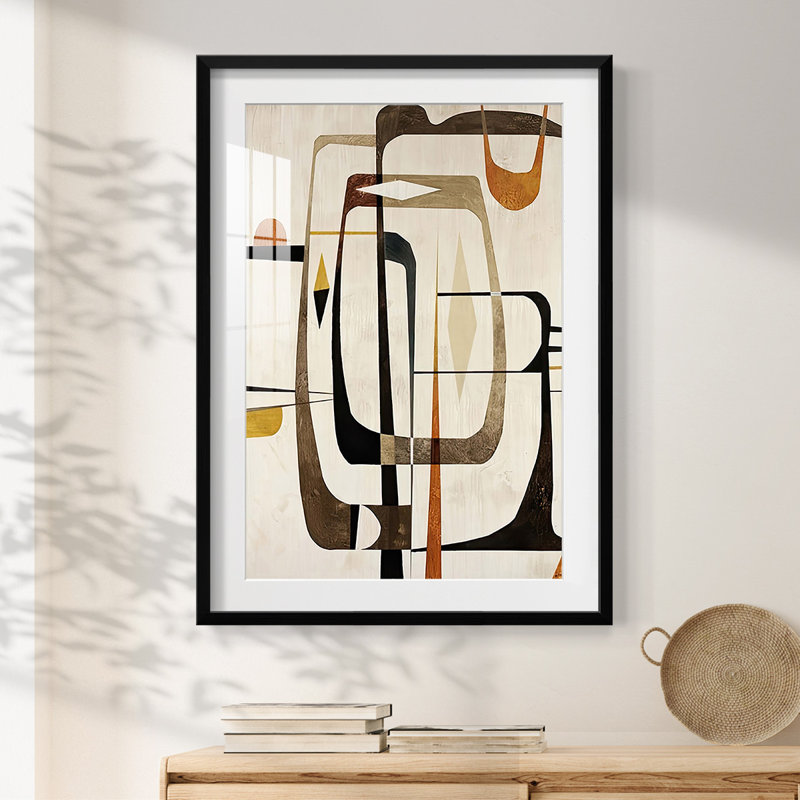 Strano Ma Vero II -Framed Print, 28.5" H x 20.5" W, Black